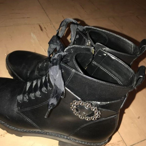 Michael Kors Ryder Leather Combat boot - Picture 2 of 3